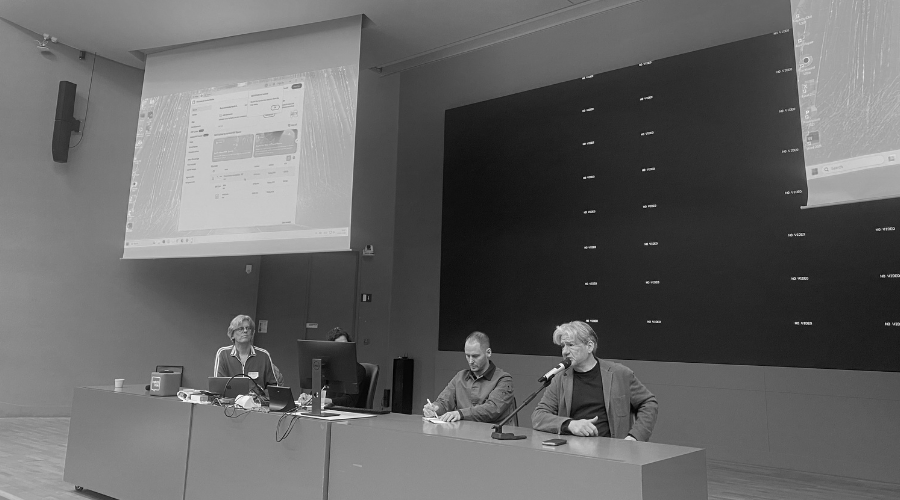 Dr Xenophon Zabulis, Research Director at the Institute of Computer Science – Foundation for Research and Technology, Hellas speaking. ©Mad'in Europe